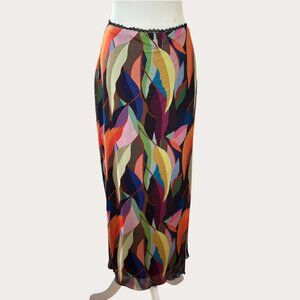 Pretty Garbage Multi Print Maxi Skirt – Size M